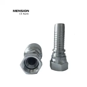 04 JIS metric female 60 cone seat 45 elbow hydraulic hose hose connectors ferrule fittings with best price for sale