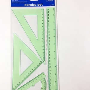 Juego de Papelería Estándar de 4 Piezas al por Mayor para Estudiantes, Regalo Promocional Único, Juego de Reglas para Material Escolar - Product Image 2