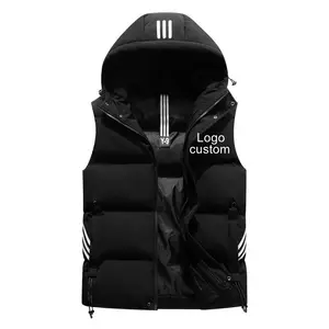 Designer Body warmer neue Herren Weste maßge schneiderte Stepp weste lässige leichte Puffer weste