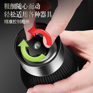 Moulin à café manuel AkL 30G en acier inoxydable, manivelle manuelle, utilisation domestique portable - Product Image 3