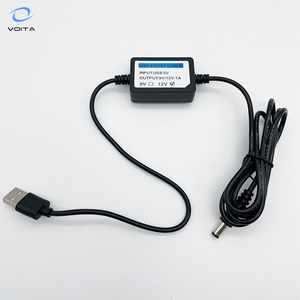 Câble convertisseur de puissance USB <span class=keywords><strong>DC</strong></span>-<span class=keywords><strong>DC</strong></span> étanche <span class=keywords><strong>5V</strong></span> vers 9V 12V avec prise <span class=keywords><strong>DC</strong></span> 5.5*2.1mm 5.5*2.5mm pour mini-ventilateur - Product Image 5