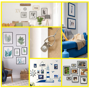 Gran oferta, 50 Uds., herrajes para colgar imágenes de un solo orificio, colgadores de imágenes de anillo en D de alta resistencia con tornillos, un solo orificio - Product Image 5