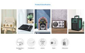 Tourne-disque audiophile adapté, lecteur de disques vinyles USB, tourne-disque à aiguille - Product Image 6