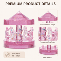 Ornement de carrousel pour aquarium, décoration de bac à poissons, accessoires d'aquarium personnalisés