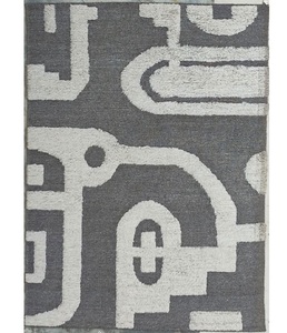 Thick Wool Hand Knotted Moroccan Area Carpet Handmade Berber Rug for Luxury Villas Apartments and Commercial Interior Spaces - Product Image 2