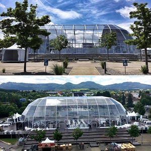 เต็นท์โดมงานแต่งงานกลางแจ้งสุดหรูขนาดใหญ่สีขาวทำจากอลูมิเนียมอัลลอยด์สำหรับจัดงานปาร์ตี้ รองรับคนได้ 200 300 500 800 คน - Product Image 4