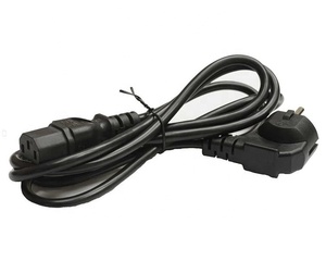 Eu Plug Computer Power Supply Cable EU Schuko To C13 TV Monitor Power Cord 250V For Electrical Equipment Set Top Box