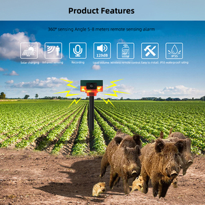 Ahuyentador de Aves Automático para Exteriores con Sensor de Movimiento Inalámbrico Reutilizable Impermeable Sistema de Alarma Multifunción - Product Image 3