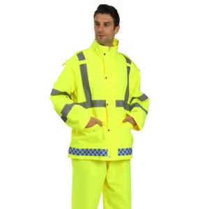 Split Reflective Raincoat Suit