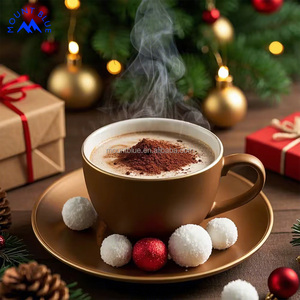 Livraison rapide, ensemble cadeau de <span class=keywords><strong>poudre</strong></span> de <span class=keywords><strong>chocolat</strong></span> chaud festif de Noël personnalisable, saveurs classiques, <span class=keywords><strong>poudre</strong></span> de cacao à étiquette privée - Product Image 1