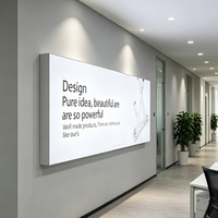 Cadre en profilé aluminium certifié CE, boîte lumineuse de plafond, boîte lumineuse LED sur pied, cadre d'affichage publicitaire personnalisé