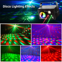 Projecteur de scène portable 3-en-1 Source Factory, 72 motifs, laser DJ, lumières de discothèque, LED pour fête