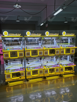 Игровой автомат-кран (мини-кран) на 4 игрока для торговых центров, монетоприемник, аркадная игра, домик для кукол для взрослых и детей