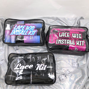 Kit DE APLICACIÓN DE Peluca de paquete de instalación de pegamento de Peluca de encaje con bolsa transparente de PVC de tamaño de viaje - Product Image 6