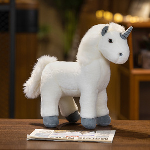 Logo personnalisé ours <span class=keywords><strong>licorne</strong></span> blanc en peluche jouet en gros mini peluche en peluche <span class=keywords><strong>licorne</strong></span> jouets animaux en peluche - Product Image 3