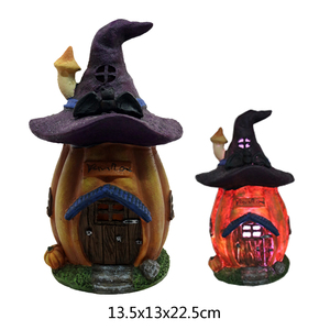 Resina artigianato regalo decorazione della tavola festa di Halloween casa decorare accessori strega zucca casa decorata - Product Image 2