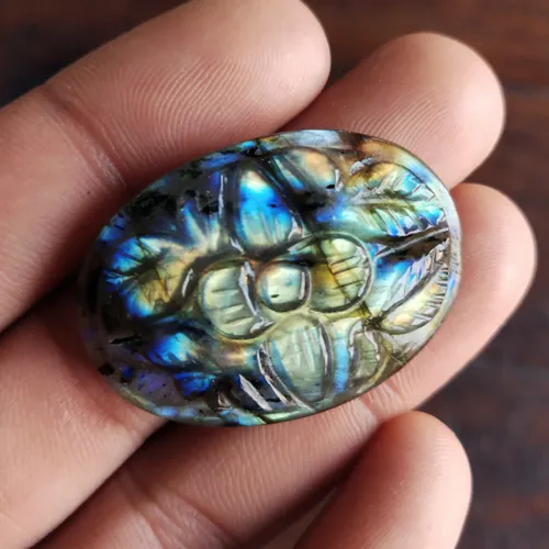 mother of pearl jewelry gemstone carved animals jade carved beads turquoise natural carved labradorite cabochons wholesale