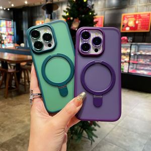 เคสโทรศัพท์แม่เหล็กแบบสัมผัส สำหรับ iPhone 17 16 15 14 13 12 11 Pro Max ป้องกันแรงกระแทก มาพร้อมฟิล์มเลนส์และตัวป้องกันขาตั้งขนาดใหญ่ - Product Image 5