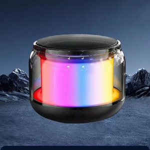 ลำโพงพลาสติกพกพาขนาดเล็ก ของขวัญโปรโมชั่น บูมบ็อกซ์ ไฟ RGB สีรุ้ง ซับวูฟเฟอร์ TWS สำหรับแบตเตอรี่ 5.3  ใช้สำหรับงานปาร์ตี้ - Product Image 2