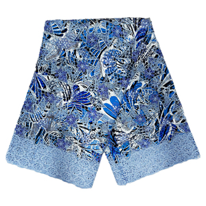 Tissu <span class=keywords><strong>en</strong></span> <span class=keywords><strong>dentelle</strong></span> Ankara brodé africain exquis, motifs floraux bleu-violet, <span class=keywords><strong>Pagne</strong></span>, tenue traditionnelle africaine, <span class=keywords><strong>pagne</strong></span> africain - Product Image 5
