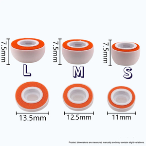 Puntas de Repuesto para Auriculares con Malla Antipolvo para <span class=keywords><strong>Airpods</strong></span> Pro 3, Ajuste Seguro, <span class=keywords><strong>M</strong></span>últiples Tamaños S <span class=keywords><strong>M</strong></span> L - Product Image 4