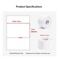 Etiquetas Adhesivas Térmicas Impermeables de Triple Protección para Códigos de Barras de Supermercado, Uso Express, Personalizables