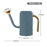 Arrosoir d'intérieur en acier galvanisé style nordique, 0,6 gallon, en métal – Offre spéciale