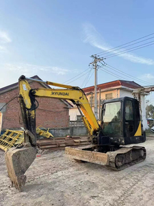 Excavatrice sur pneus d'occasion HYUNDAI R60W-7 6 TONNES Moteur Yanmar Pompe PLC Moteur 60WVS - Product Image 3