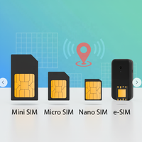 Tarjeta ESIM para Dispositivos de Rastreo GPS, Tarjeta SIM 4G LTE M2M Estable para Soluciones de Flotas de Vehículos