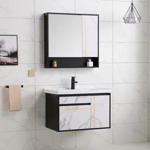 Banyo asılı depolama dolapları Vanity banyo Vanity Combo banyo duvar dolapları aralığı