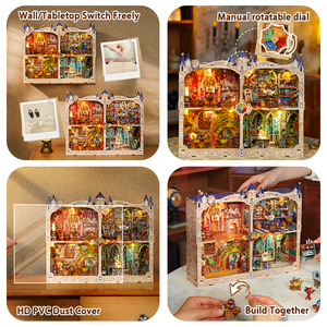 Tonecheer Assistant École <span class=keywords><strong>Magique</strong></span> Collège <span class=keywords><strong>Baguette</strong></span> Activé DIY LED 3D Puzzle Cadre Photo pour La Maison Accent Boutique De Cadeaux - Product Image 2
