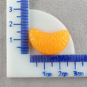 كابوشون راتنجي مسطح بتصميم فواكه لطيفة (أناناس، رقائق الموز، برتقال) للحرف اليدوية، الأكثر مبيعًا - Product Image 5