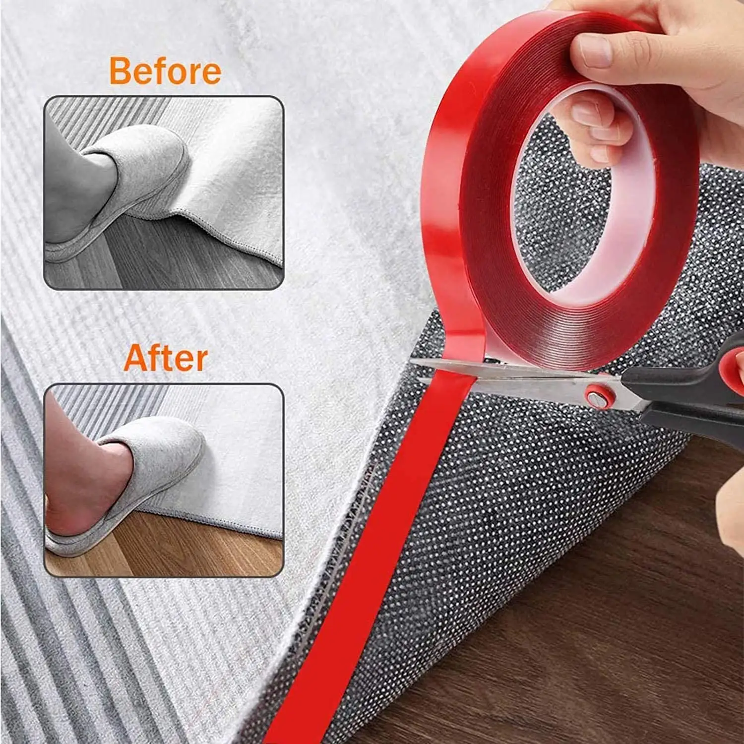 Traceless Tape Reusable Strong Bonding Clear Waterproof Removable Nano Trace Washable Adhesive Tape Thin Nano Tape