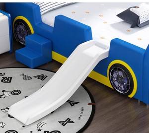 Cama <span class=keywords><strong>de</strong></span> coche para niños <span class=keywords><strong>de</strong></span> dibujos animados con barandilla para dormitorio <span class=keywords><strong>de</strong></span> niños, comedor, sala <span class=keywords><strong>de</strong></span> estar, Hotel, Villa, apartamento hecho <span class=keywords><strong>de</strong></span> <span class=keywords><strong>madera</strong></span> - Product Image 5