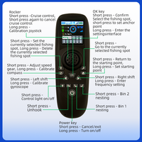 WUZHI RXG4P-TXG4-BLM40A Pantalla a Color, Control Remoto para Barco de Arrastre sin Escobillas, Placa Base, GPS, Controlador Electrónico de Velocidad 7-30V