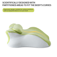 Coussin de dossier ergonomique multifonctionnel en mousse à mémoire de forme pour yoga, lecture, repos et couple