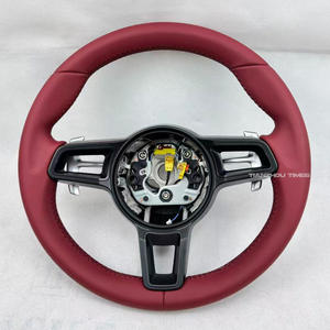 Volant en cuir personnalisé pour Porsche Macan Tayneen Boxter Cocoa Cayman 981 987 Cayenne <span class=keywords><strong>955</strong></span> 957 958 Panamera 971 - Product Image 4