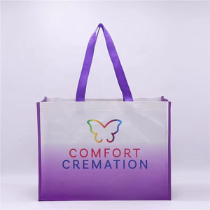 Bolsa de Compras Personalizada para Supermercado, Bolsa de Regalo Promocional Ecológica Reutilizable, Bolsa de Tela Tejida de PP - Product Image 3