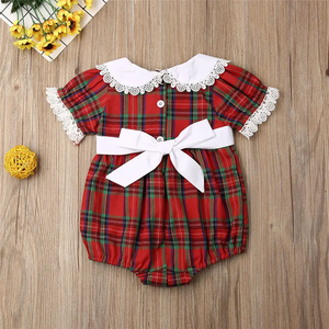 2025 Offre Spéciale noël bébé fille robe coton barboteuse soeurs vêtements enfants rouge vêtements enfants robe - Product Image 4