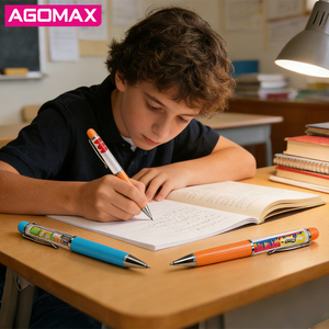 Hot Sale Floating Liquid Writing Journaling Office <b>Pen</b> Unique <b>Gift</b> ABS Acrylic Floating Oil <b>Pen</b> - Product Image 6