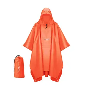 Poncho de chuva com capuz jaqueta impermeável para homens mulheres adultos