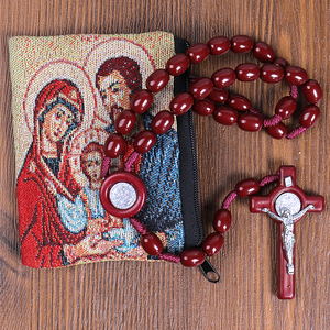 Bust acrylic Oval with accounts, screw thread Burgundy made up handmade, nostalgic with the miracle of Alloy <span class=keywords><strong>San</strong></span> <span class=keywords><strong>Benito</strong></span> - Product Image 2