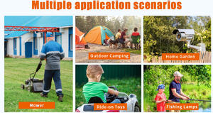 Batterie 12v 10ah Cycle profond Batterie solaire Ups 12V Batterie Lifepo4 12V 7Ah 8Ah 20Ah 100Ah Batterie lithium-ion Lifepo4 Pack 12V - Product Image 2