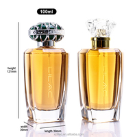 Nouveau produit, flacon de parfum irrégulier personnalisé, flacon et boîte de parfum, flacons en verre de 100 ml pour parfums, simples et élégants