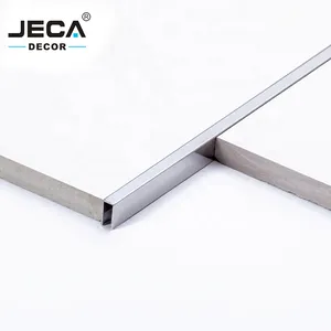 Foshan Manufacturer JECA U Profile Edge Border Shaped Protection Stainless Steel Ceramic Tile Trim Shape