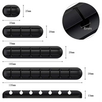 Clip de câble en silicone à vente chaude, gestion de câbles multifonctionnelle, organisateur de câbles magnétique, clips de gestion de câbles
