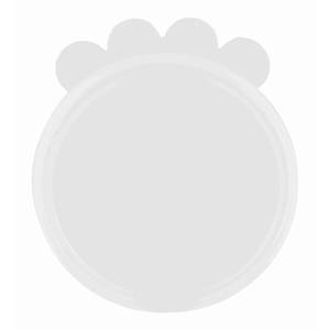 Tapas de silicona para tarros de 7,6 cm transparentes para comederos de mascotas - Product Image 1