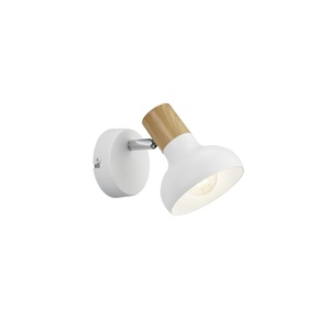 Lampada a Faretto 1xE14 Bianca, Design Moderno, Ideale per Illuminazione Decorativa e Funzionale in Spazi Interni. - Product Image 1