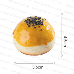 Maqueta Realista de Yema de <span class=keywords><strong>Huevo</strong></span> Salada para Pastelería, Atrezzo de Comida Falsa para Cine y Teatro, Exhibición de Panadería, Fotografía y Publicidad - Product Image 6