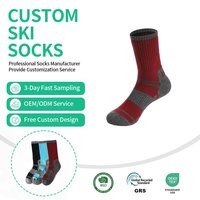 Chaussettes de sport épaisses décontractées pour hommes et femmes, idéales pour la randonnée en extérieur, le ski, la course à pied et la randonnée en montagne en automne – Chaussettes personnalisables